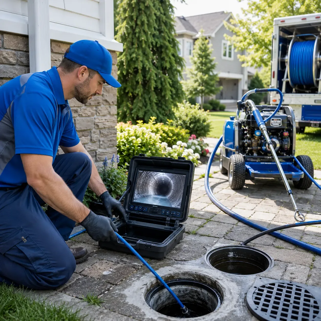 Outdoor drain cleaning professionals serving Sunset, ME